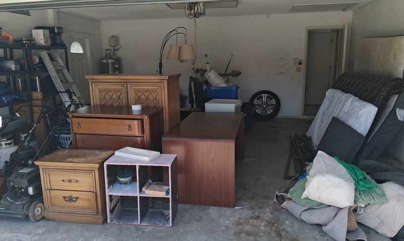 Cleared out this garage to make room for the cars